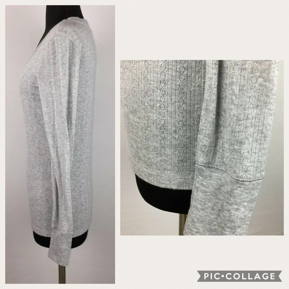 Victoria’s Secret S Metallic Partial Button Front… - image 4